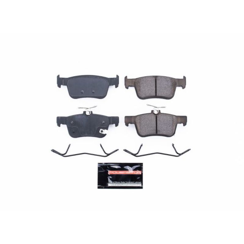 PowerStop Z23-1878 - PSBZ23-1878 - Power Stop 2019 Acura RDX Rear Z23 Evolution Sport Brake Pads w/Hardware - Shipped in Europe - Tuningsupply.com