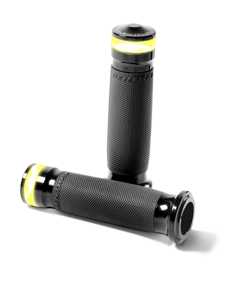 Performance Machine 0063-2101M-B - PFM0063-2101M-B - Performance Machine Contour Led Handle Grip Set - Black Ano - Shipped in Europe - Tuningsupply.com