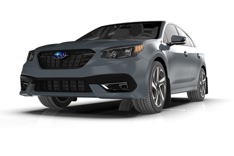 Rally Armor MF64-UR-BLK/BL - RALMF64-UR-BLK/BL - Rally Armor 20-25 Subaru Legacy Black UR Mud Flap w/Blue Logo - Shipped in Europe - Tuningsupply.com