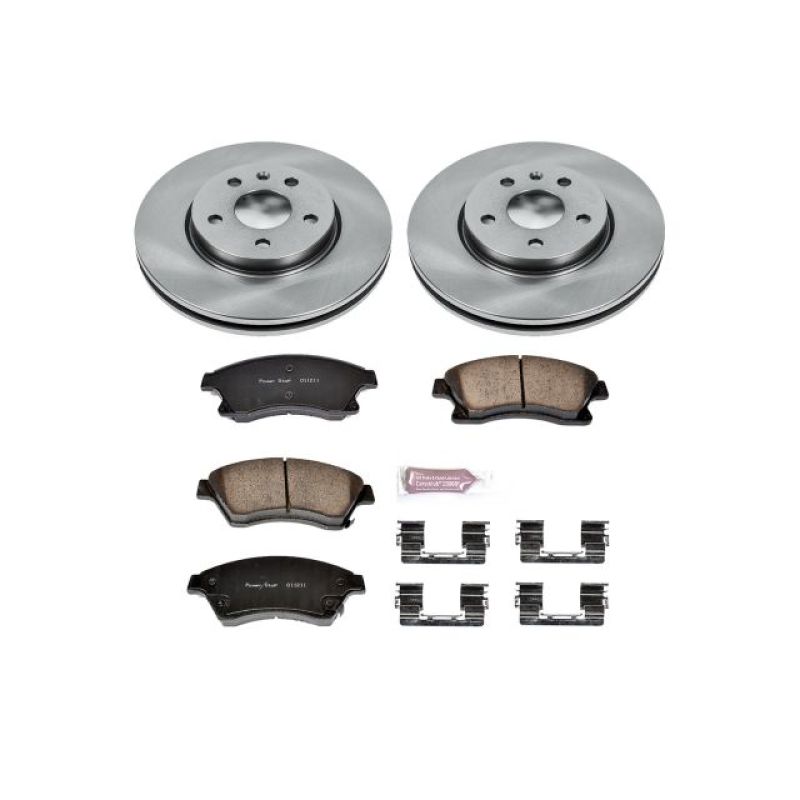 PowerStop KOE5550 - PSBKOE5550 - Power Stop 11-15 Chevrolet Cruze Front Autospecialty Brake Kit - Shipped in Europe - Tuningsupply.com