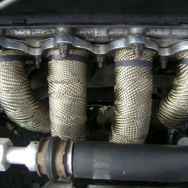 Mishimoto MMTW-235 - MISMMTW-235 - Mishimoto 2 inch x 35 feet Heat Wrap with Stainless Locking Tie Set - Shipped in Europe - Tuningsupply.com