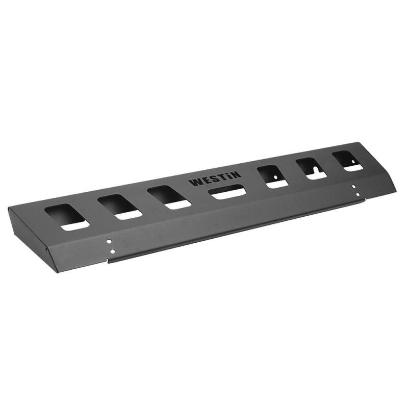 Westin 59-80095 - WES59-80095 - Westin 18-19 Jeep Wrangler JL Front Bumper Skid Plate - Textured Black - Shipped in Europe - Tuningsupply.com
