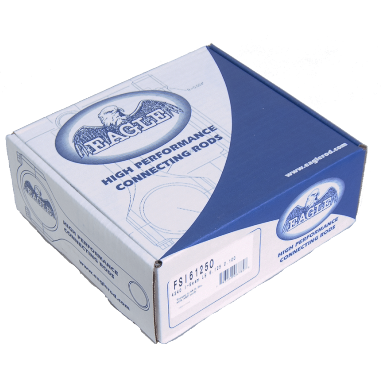 Eagle FSI6125O - EAGFSI6125O - Eagle Chevrolet LS 4340 I-Beam Connecting Rod 6.125in (Set of 8) - Shipped in Europe - Tuningsupply.com