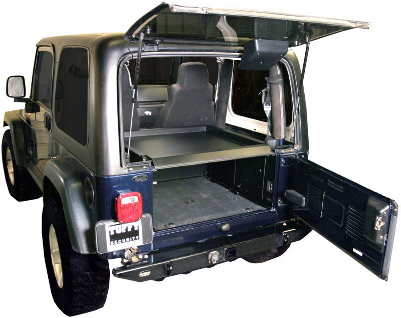 Tuffy Products 240-01 - TFY240-01 - Tuffy Tj Lj & Yj Security Deck Enclosure- 01 Blk - Shipped in Europe - Tuningsupply.com