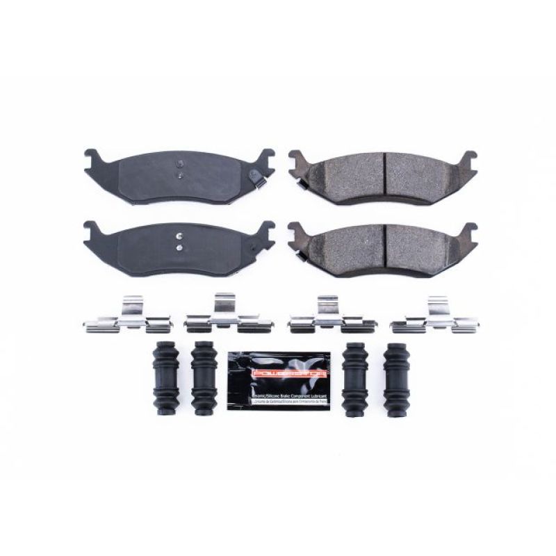 PowerStop Z23-898 - PSBZ23-898 - Power Stop 07-09 Chrysler Aspen Rear Z23 Evolution Sport Brake Pads w/Hardware - Shipped in Europe - Tuningsupply.com
