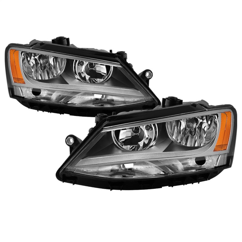 SPYDER 9042348 - SPY9042348 - xTune 11-18 Volkswagen Jetta Sedan OEM Style Halogen Headlights - Chrome (HD-JH-VJ11-AM-C) - Shipped in Europe - Tuningsupply.com