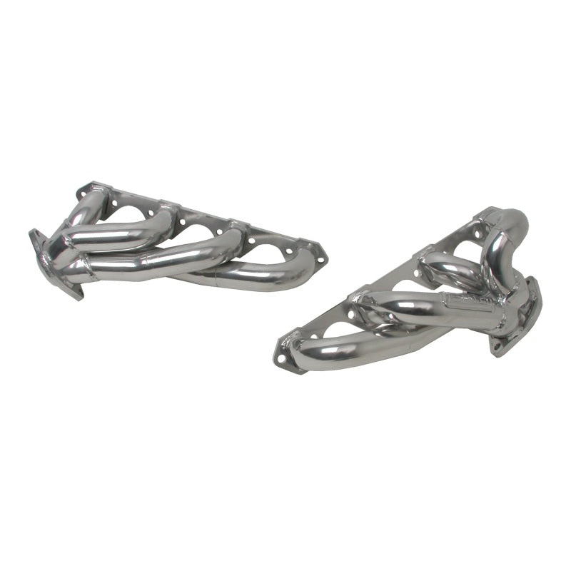 BBK 35100 - BBK35100 - BBK 87-95 Ford F150 Truck 5.0 302 Shorty Unequal Length Exhaust Headers - 1-5/8 Silver Ceramic - Shipped in Europe - Tuningsupply.com