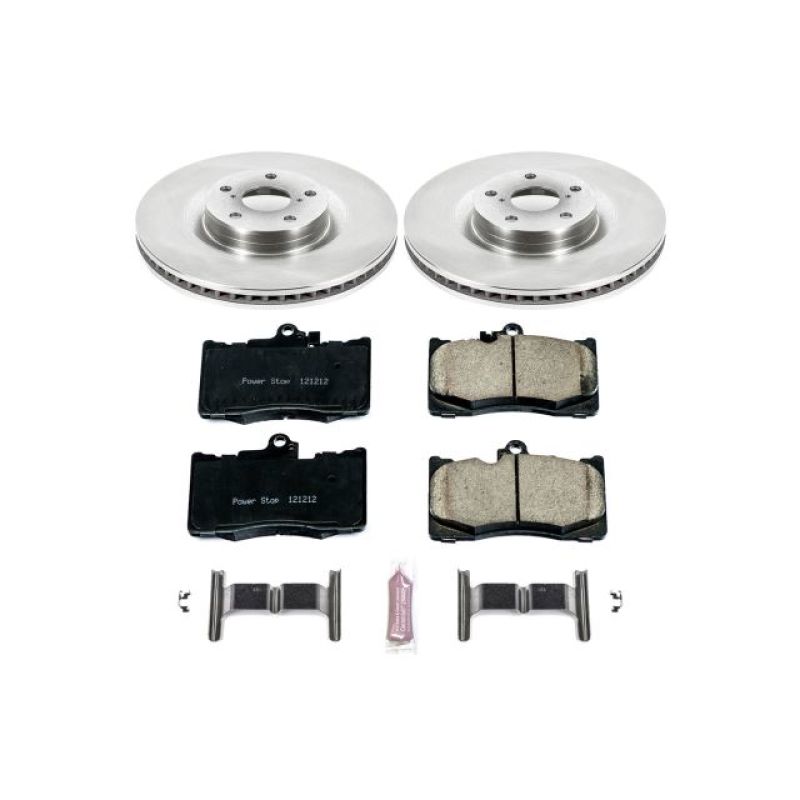 PowerStop KOE6355 - PSBKOE6355 - Power Stop 13-19 Lexus GS350 Front Autospecialty Brake Kit - Shipped in Europe - Tuningsupply.com
