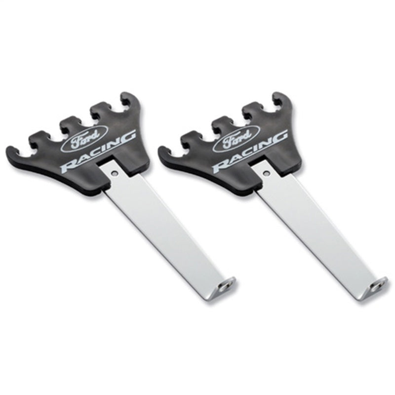 Ford Racing 302-640 - FRP302-640 - Ford Racing Logo Wire Loom Chrome Base/Black - Shipped in Europe - Tuningsupply.com