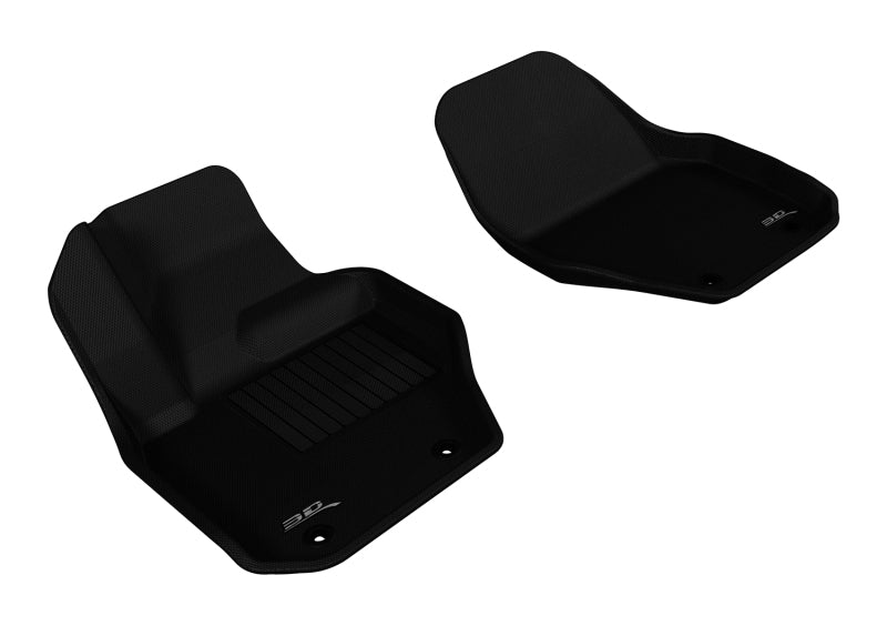 3D MAXpider L1VV01511509 - ACEL1VV01511509 - 3D MAXpider 2010-2018 Volvo XC60/S60/V60 Kagu 1st Row Floormat - Black - Shipped in Europe - Tuningsupply.com
