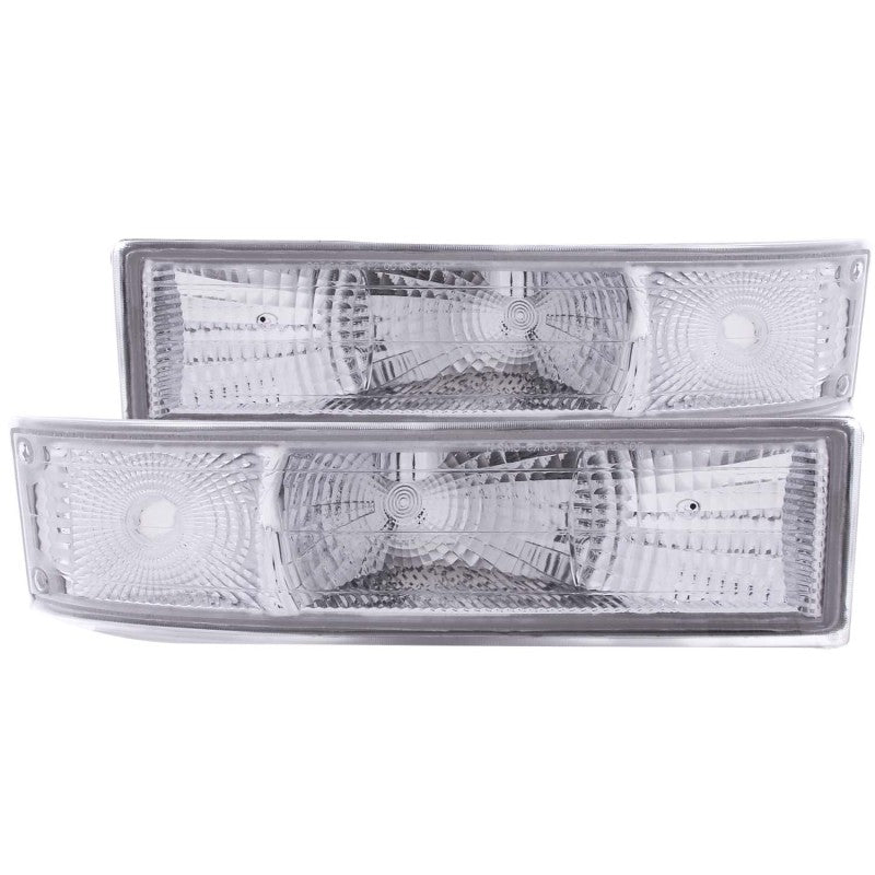ANZO 511027 - ANZ511027 - ANZO 1995-2005 Chevrolet Astro Van Euro Parking Lights Chrome - Shipped in Europe - Tuningsupply.com