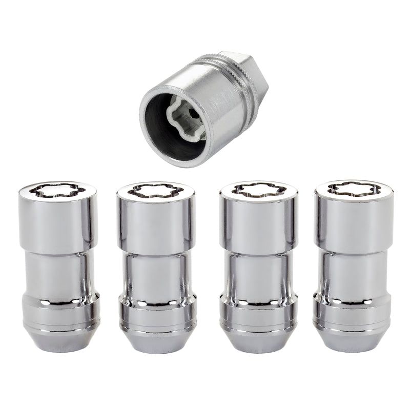 McGard 24234 - MCG24234 - McGard Wheel Lock Nut Set - 4pk. (Cone Seat) 9/16-18 / 7/8 Hex / 1.765in. Length - Chrome - Shipped in Europe - Tuningsupply.com