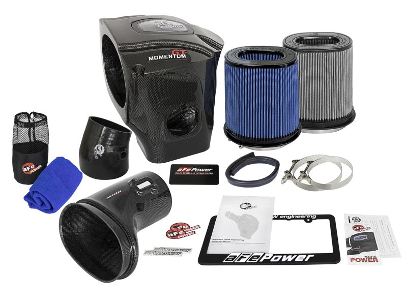 aFe 52-72204-CF - AFE52-72204-CF - aFe Momentum GT Black Series Carbon Fiber CAIS 15-16 Dodge Challenger SRT Hellcat V8-6.2L (sc) - Shipped in Europe - Tuningsupply.com