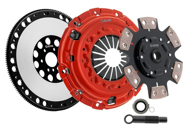 Action Clutch ACR-0667 - AONACR-0667 - Action Clutch 12-15 Honda Civic Si 2.4L (K24Z7) Stage 3 Clutch Kit (1MS) w/Lightened Flywheel - Shipped in Europe - Tuningsupply.com