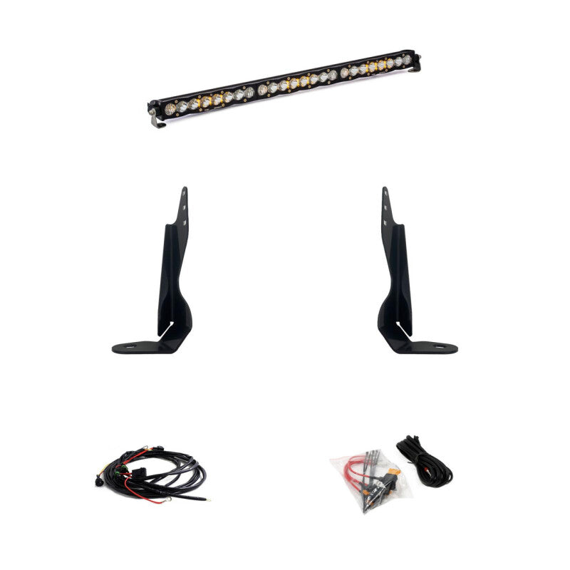 Baja Designs - BAJ447850 - Baja Designs 2020+ GMC 2500/3500 30in Grille LED Light Bar Kit S8 Driving Combo - Shipped in Europe - Tuningsupply.com