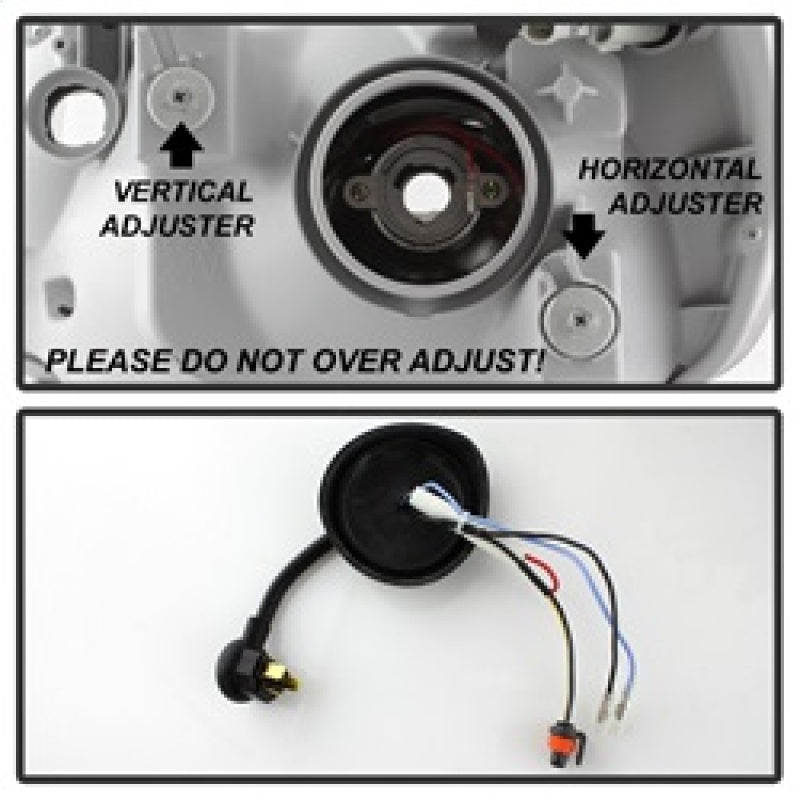 SPYDER 9037542 - SPY9037542 - xTune Toyota Tacoma 12-15 Headlights - Light Bar DRL - Black PRO-JH-TTA12-LBDRL-BK - Shipped in Europe - Tuningsupply.com