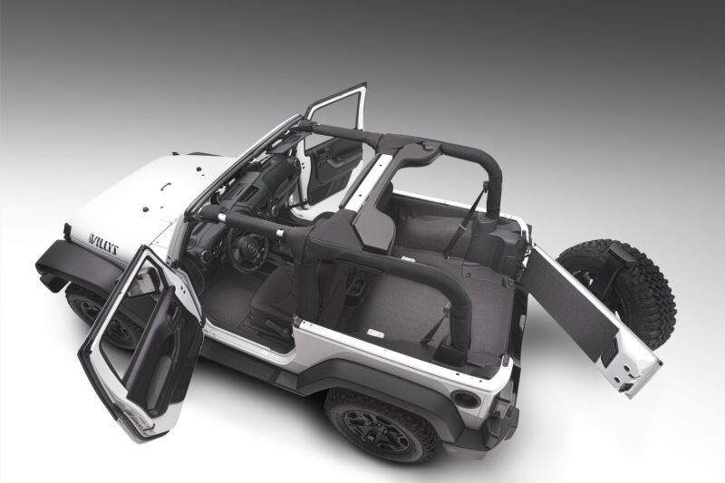 Husky Liners HBTJK11R2 - HSLHBTJK11R2 - Husky Liners 11-17 Jeep Wrangler JK 2dr (Incl. TG & Tub Liner) Guardian Impact Jeep Liner - Shipped in Europe - Tuningsupply.com