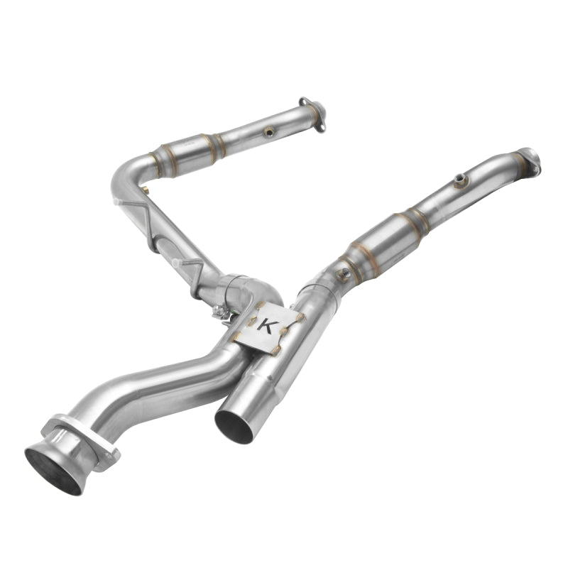 Kooks Headers 13623300 - KSH13623300 - Kooks 17-19 Ford F150 Raptor EcoBoost 3.5L V6 3in Stainless GREEN Catted Turbo Down Pipes - Shipped in Europe - Tuningsupply.com