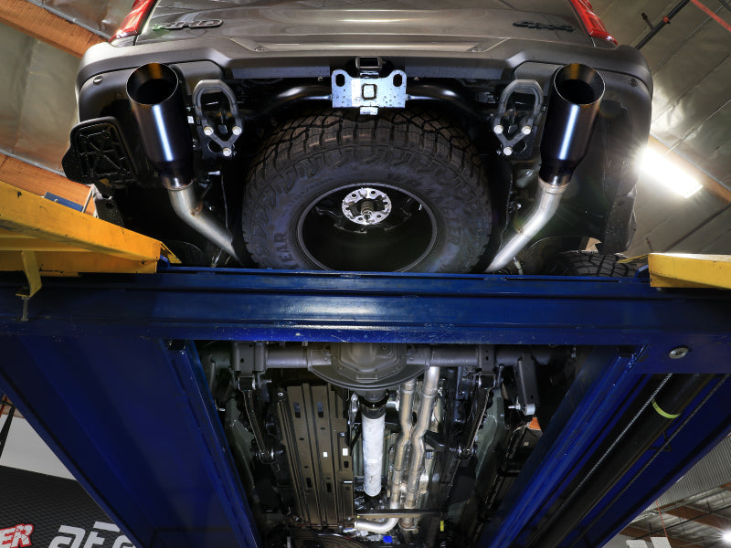 aFe 49-32087-B - AFE49-32087-B - aFe 2025 Dodge RAM 1500 Vulcan Series 304 Stainless Steel Cat-Back Exhaust System w/ Black Tip - Shipped in Europe - Tuningsupply.com