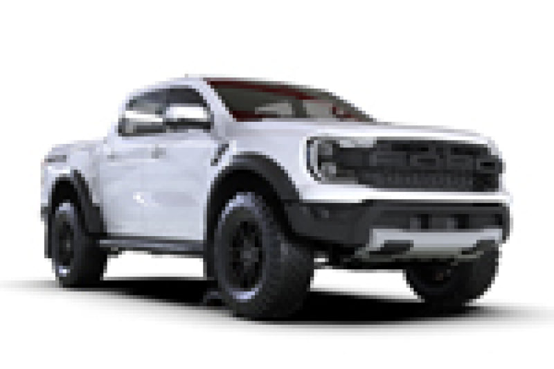Rally Armor MF123-UR-BLK-WH - RALMF123-UR-BLK-WH - Rally Armor 23-25 Ford Ranger Raptor Black UR Mud Flap White Logo - Shipped in Europe - Tuningsupply.com
