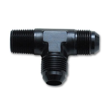 Vibrant 10470 - VIB10470 - Vibrant -3AN x 1/8in NPT Flare to Pipe On Run Tee Adapter Fitting - Aluminum - Shipped in Europe - Tuningsupply.com