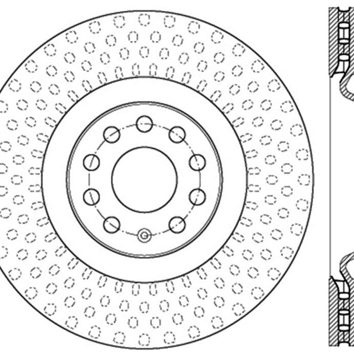 Stoptech 126.33144SL - STO126.33144SL - StopTech Slotted Sport Brake Rotor - Shipped in Europe - Tuningsupply.com