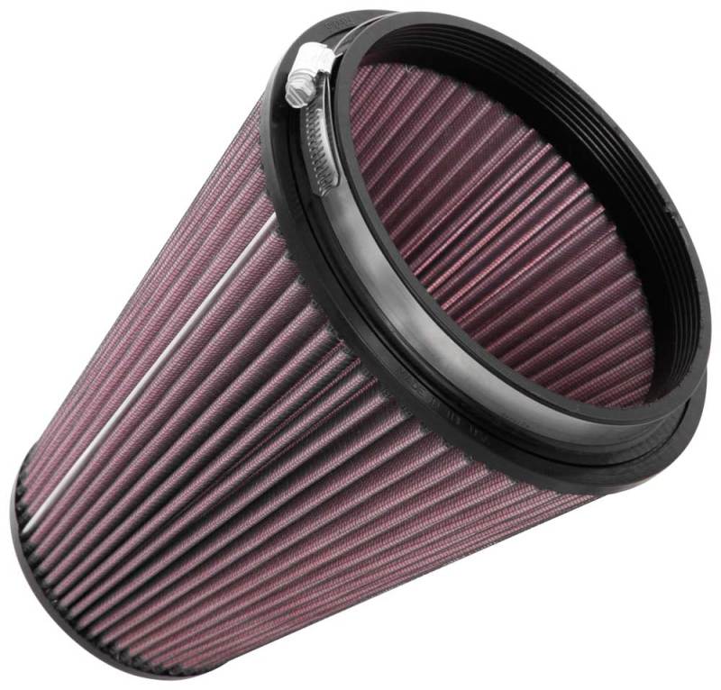 K&N Engineering RU-5046 - KNNRU-5046 - K&N Universal Clamp-On Air Filter 6in FLG / 7-1/2in B / 4-1/2in T / 9in H - Shipped in Europe - Tuningsupply.com