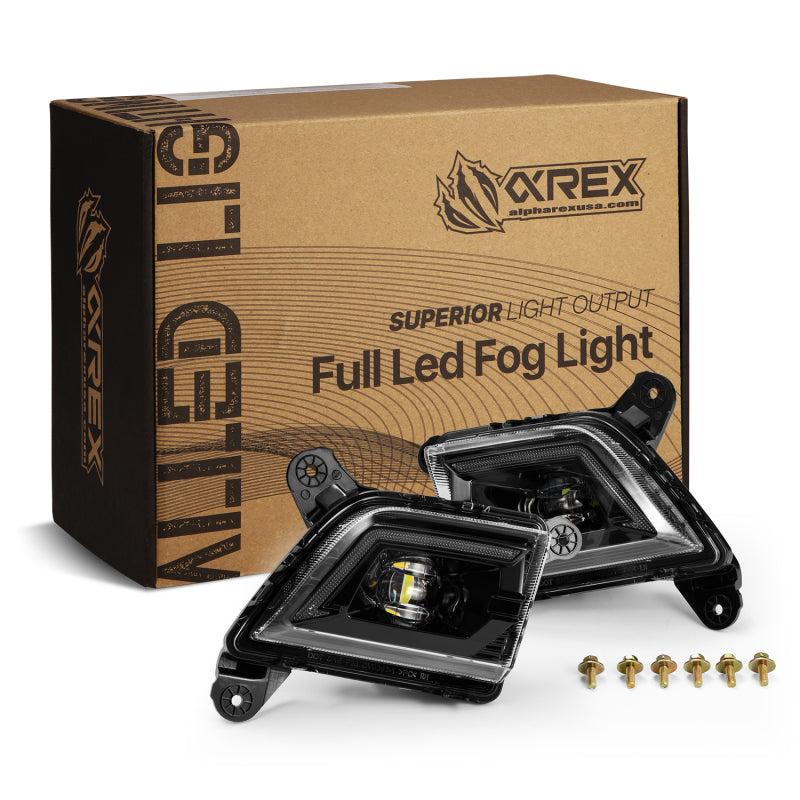 AlphaRex 210017 - ARX210017 - AlphaRex 19-23 Chevrolet Silverado 2500/3500HD DoubleTap Dual Color LED Projector Fog Lights - Shipped in Europe - Tuningsupply.com