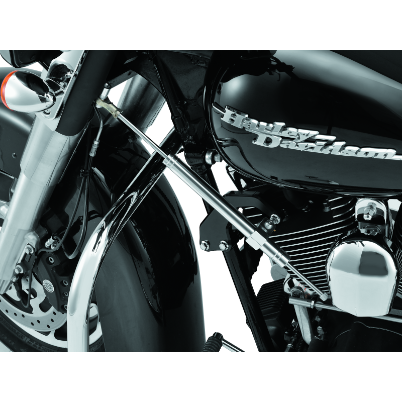 TwinPower 601114 - TWP601114 - Twin Power 00-08 FLH FLT Satin Steering Damper Kit - Shipped in Europe - Tuningsupply.com