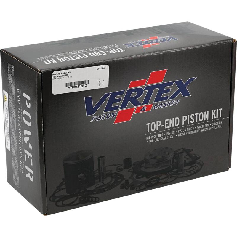 Vertex Pistons VTK24212B-2 - VEPVTK24212B-2 - Vertex Piston 18-23 KTM 85 SX 85cc Top End Piston Kit - Shipped in Europe - Tuningsupply.com