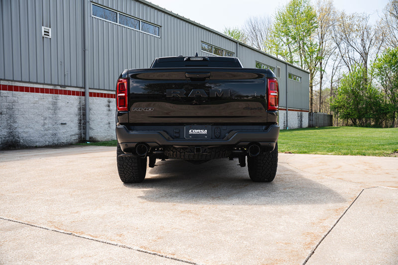 CORSA Performance 21389GNM - COR21389GNM - Corsa 25-26 RAM 1500 RHO Crew Cab 3.0L T Cat-Back Dual Rear Exit w/ 5in Single Gun Metal Pro Series - Shipped in Europe - Tuningsupply.com