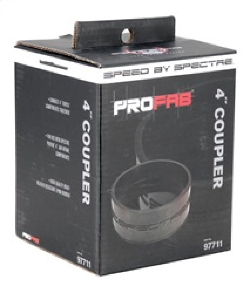 Spectre 97711 - SPE97711 - Spectre Coupler 4in. ID - Black - Shipped in Europe - Tuningsupply.com