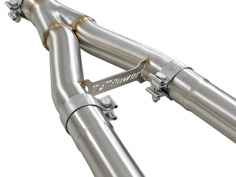 aFe 49-36131 - AFE49-36131 - aFe Takeda 2.5in to 3in 304 SS Y-Pipe Exhaust System 16-18 Infiniti Q50/Q60 V6-3.0L (tt) - Shipped in Europe - Tuningsupply.com