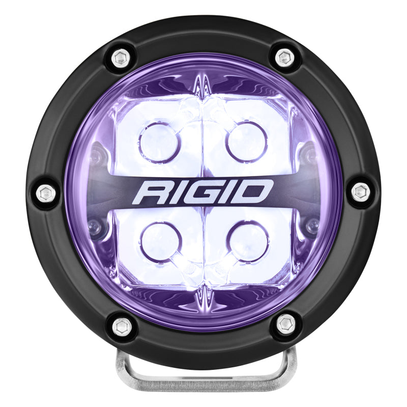 Rigid Industries 36402 - RIG36402 - Rigid Industries 360-Series 4in LED Off-Road Spot Beam - RGBW (Pair) - Shipped in Europe - Tuningsupply.com