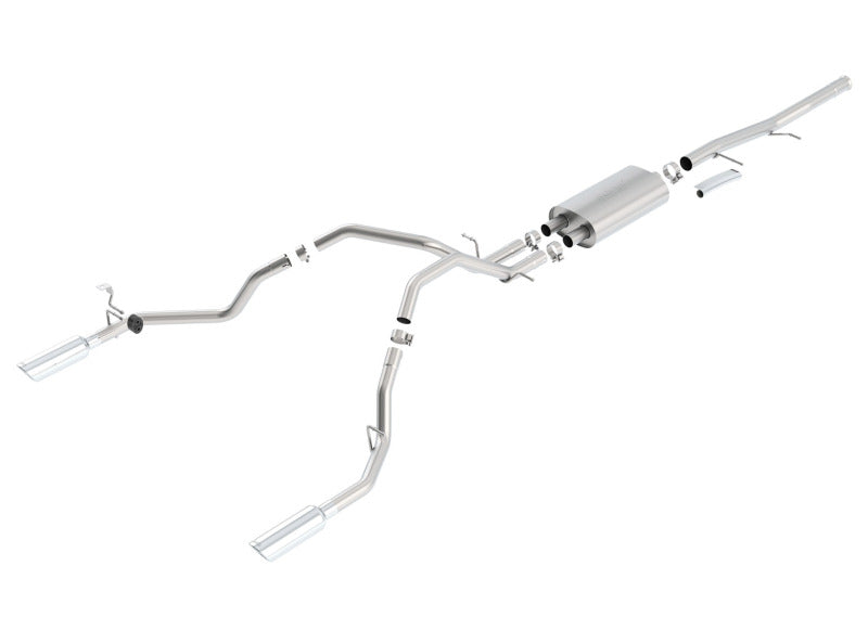 Borla 140429 - BOR140429 - Borla 09-11 Chevrolet Silverado / 09-11 GMC Sierra S-Type SS Catback Exhaust - Shipped in Europe - Tuningsupply.com
