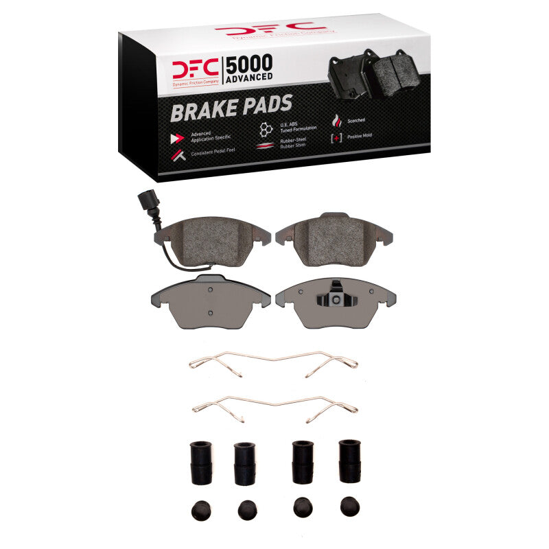 DFC 1551-1107-01 - DFC1551-1107-01 - DFC 05-18 Audi A3 Front 5000 Advanced Ceramic Brake Pads and Hardware Kit - Shipped in Europe - Tuningsupply.com