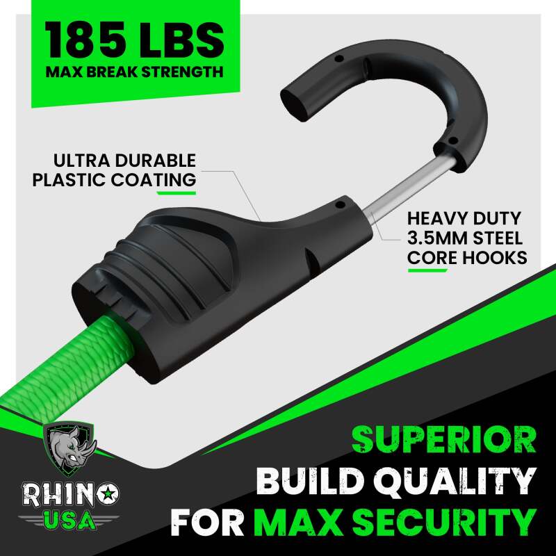 Rhino USA RHINO-28-BNGE - RSARHINO-28-BNGE - Rhino USA 28Pc Bungee Cord Assortment - Shipped in Europe - Tuningsupply.com