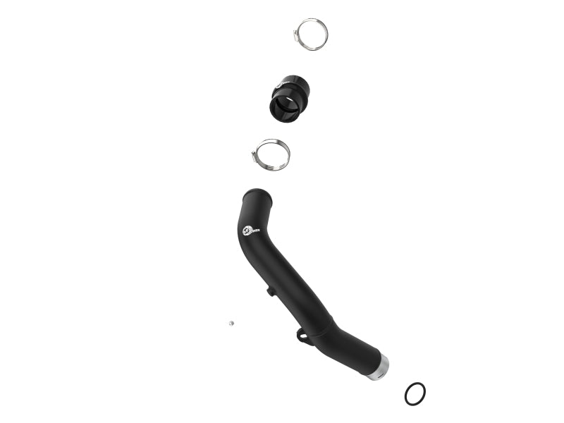 aFe 46-20668-B - AFE46-20668-B - aFe BladeRunner 2-1/2 IN Aluminum Hot Charge Pipe Black 22-23 Subaru WRX H4-2.4L (t) - Shipped in Europe - Tuningsupply.com