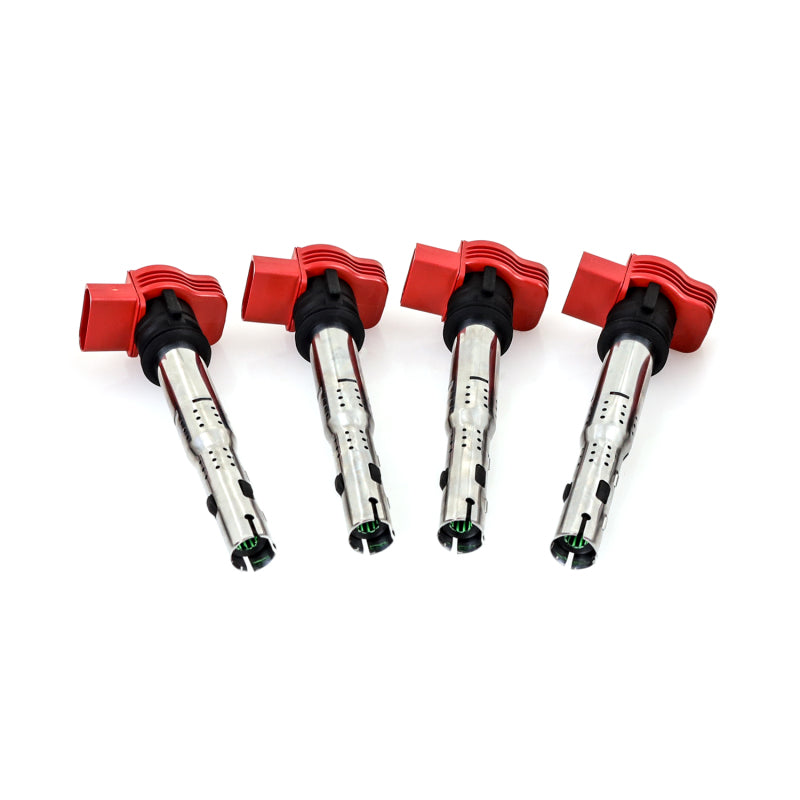 Mishimoto MMIG-VW-0604 - MISMMIG-VW-0604 - Mishimoto 06-08 VW/Audi Four Cylinder Ignition Coil Set - Shipped in Europe - Tuningsupply.com