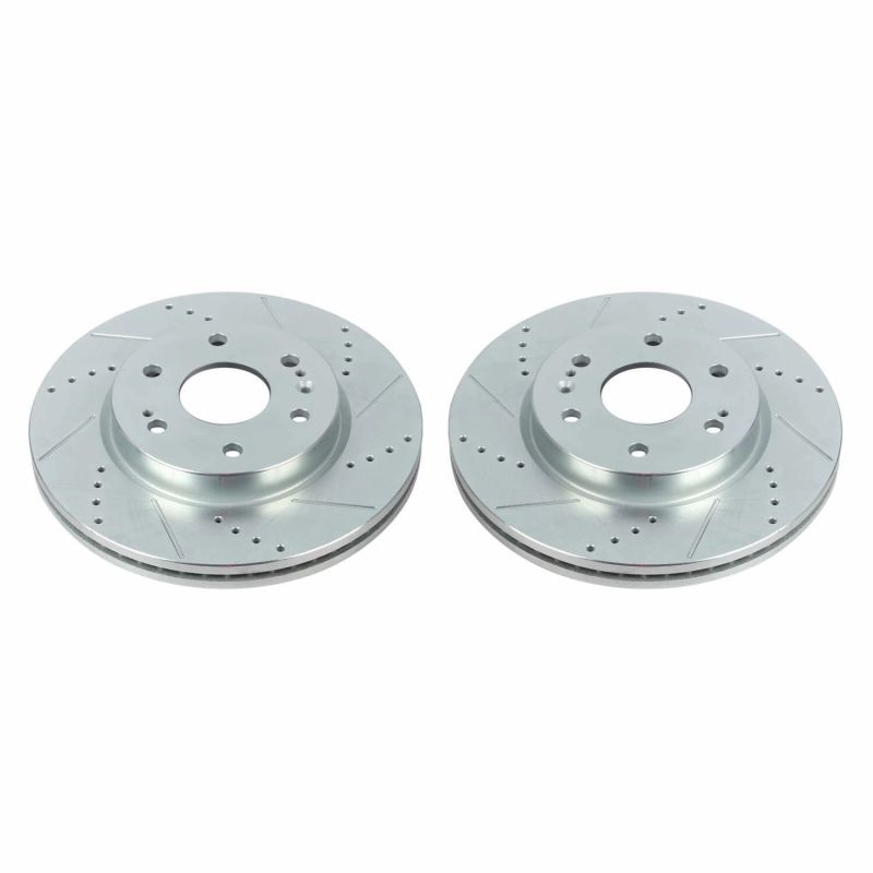 PowerStop AR84103XPR - PSBAR84103XPR - Power Stop 19-20 Chevrolet Silverado 1500 Front Evolution Drilled & Slotted Rotors - Pair - Shipped in Europe - Tuningsupply.com