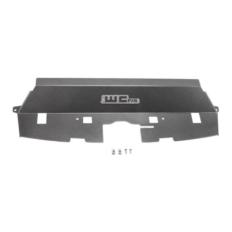 Wehrli WCF100546-GB - WCFWCF100546-GB - Wehrli 13-18 Cummins Fabricated Aluminum Radiator Cover - Gloss Black - Shipped in Europe - Tuningsupply.com