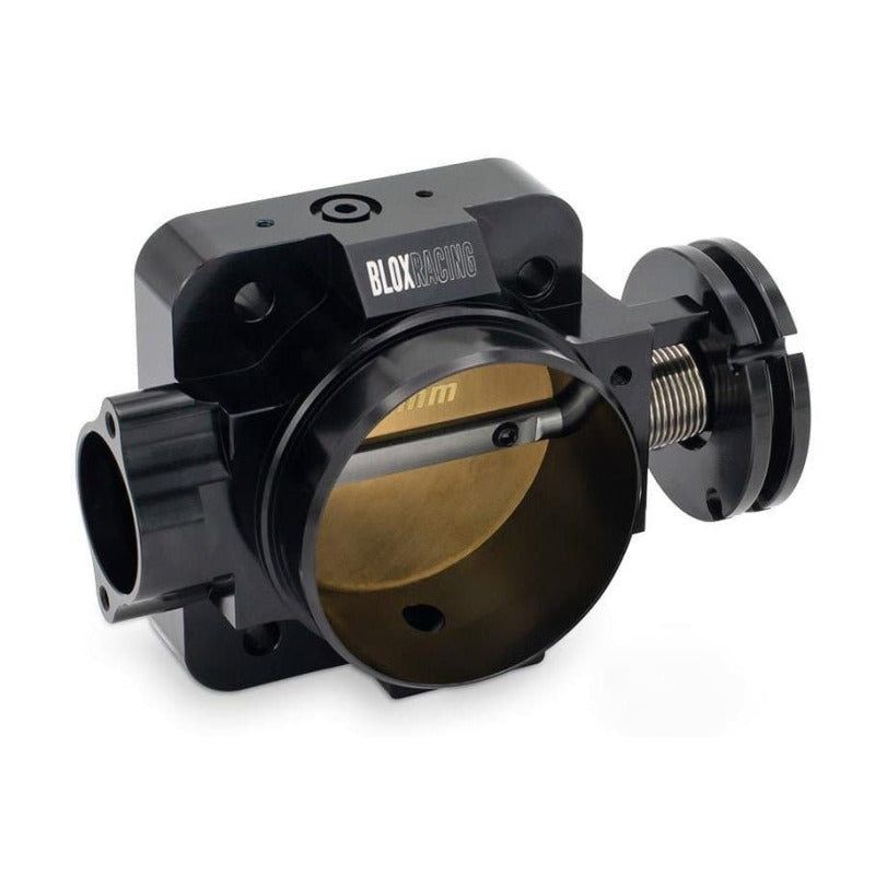 BLOX Racing BXIM-00205-BK-V2 - BLOBXIM-00205-BK-V2 - BLOX Racing Honda B/D/H/F Series Engines 76mm Black Billet Throttle Body V2 - Shipped in Europe - Tuningsupply.com