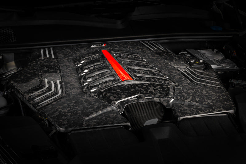 APR MS100257 - APRMS100257 - APR 20-24 Audi Q7/Q8/RS Q8/SQ7/SQ8 (4M) 2.9T/3.0T/4.0T Forged Carbon Fiber Engine Cover - Shipped in Europe - Tuningsupply.com