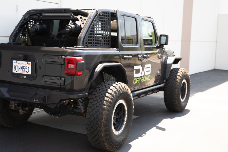 DV8 Offroad - DVESRJL-07 - DV8 Offroad 18-23 Jeep Wrangler JL 4 Door FS-15 Series Rock Sliders - Shipped in Europe - Tuningsupply.com