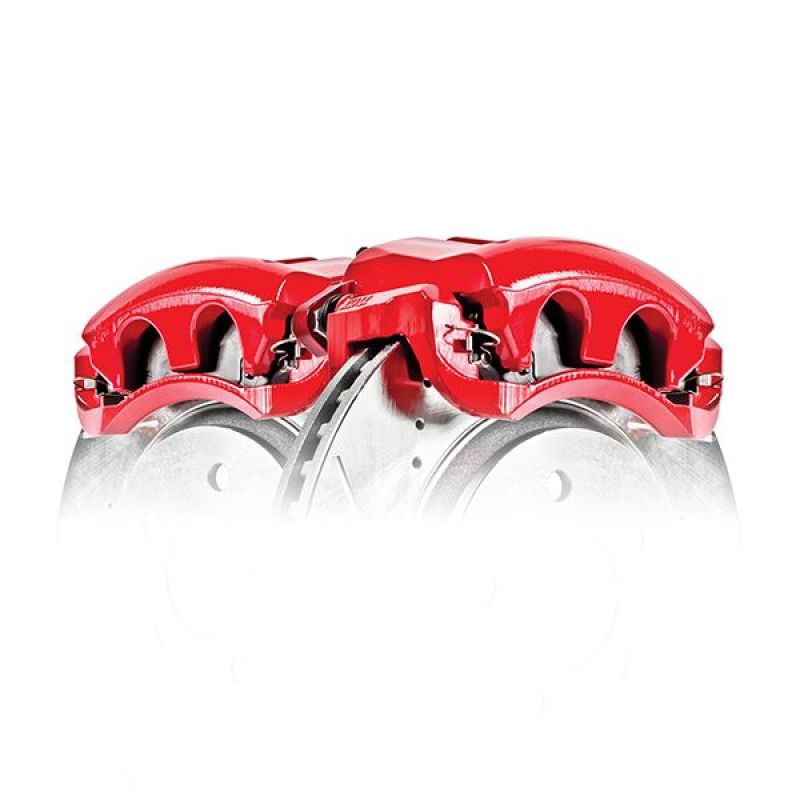 PowerStop S5486 - PSBS5486 - Power Stop 12-16 Ford F-250 Super Duty Front Red Caliper - Pair - Shipped in Europe - Tuningsupply.com