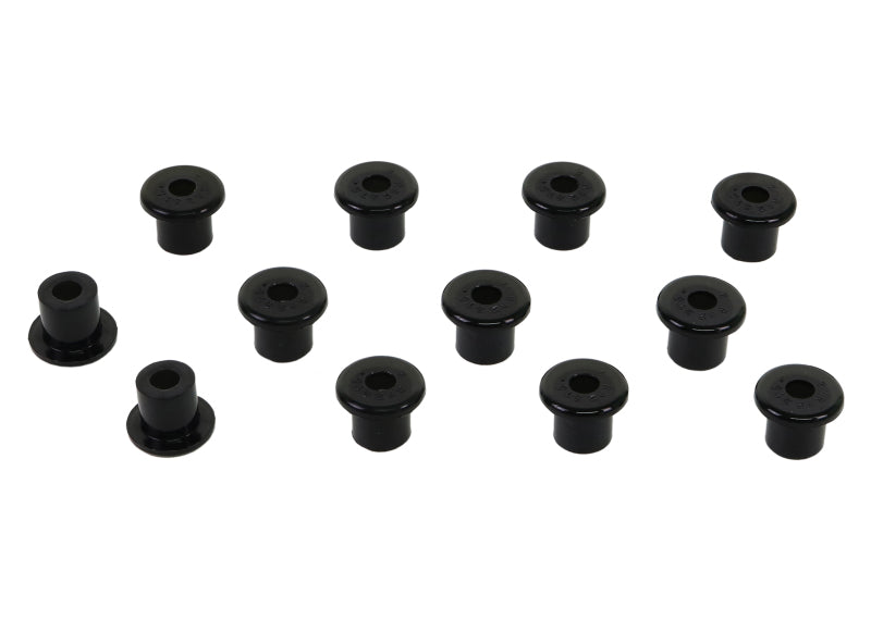 Whiteline W72315 - WHLW72315 - Whiteline 76-86 Jeep CJ7 Spring Eye Front/Rear and Shackle Bushing Kit - Shipped in Europe - Tuningsupply.com