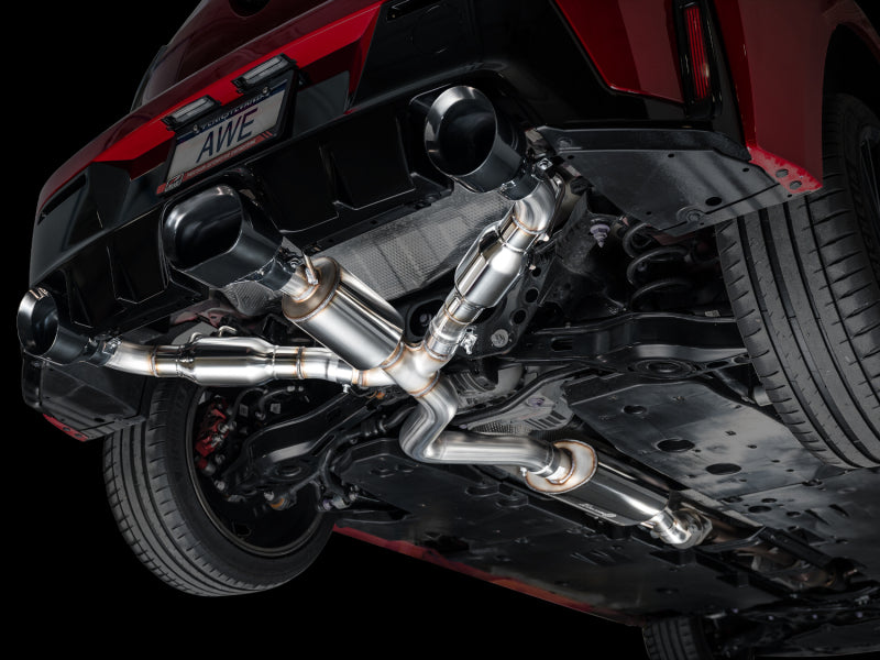 AWE Tuning 3015-53472 - AWE3015-53472 - AWE Tuning 2023+ Toyota GR Corolla Touring Edition Exhaust - Diamond Black Tips - Shipped in Europe - Tuningsupply.com