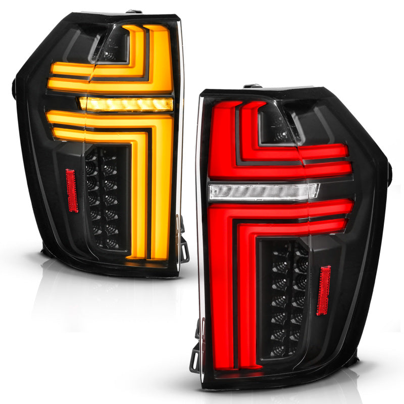 ANZO 311483A - ANZ311483A - ANZO 21-24 Chevy Suburban/Tahoe Full LED Tail Lights SeqSig Black - Pair - Shipped in Europe - Tuningsupply.com