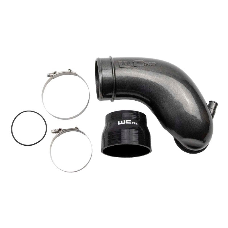 Wehrli WCF100412-GB - WCFWCF100412-GB - Wehrli 06-10 Chevrolet 6.6L LBZ/LMM Duramax 3.5in Intake Horn - Gloss Black - Shipped in Europe - Tuningsupply.com