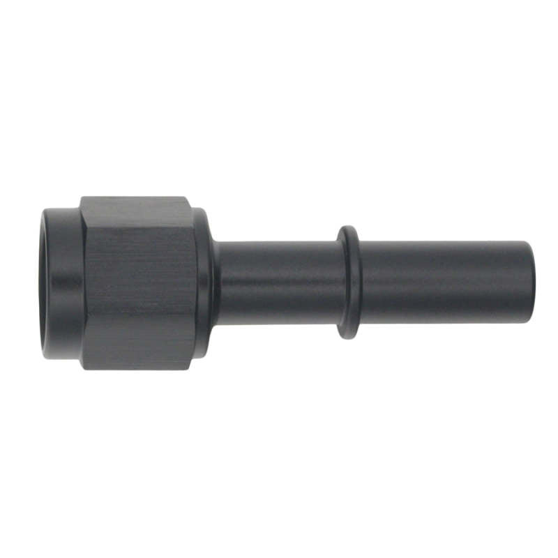 DeatschWerks 6-02-0131-B - DWK6-02-0131-B - DeatschWerks 6AN Female Flare Swivel to 3/8in Male EFI Quick Disconnect - Anodized Matte Black - Shipped in Europe - Tuningsupply.com